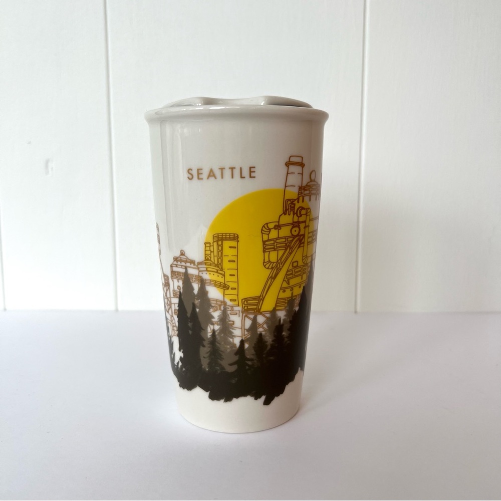 Starbucks Seattle Ceramic Travel Mug 2015